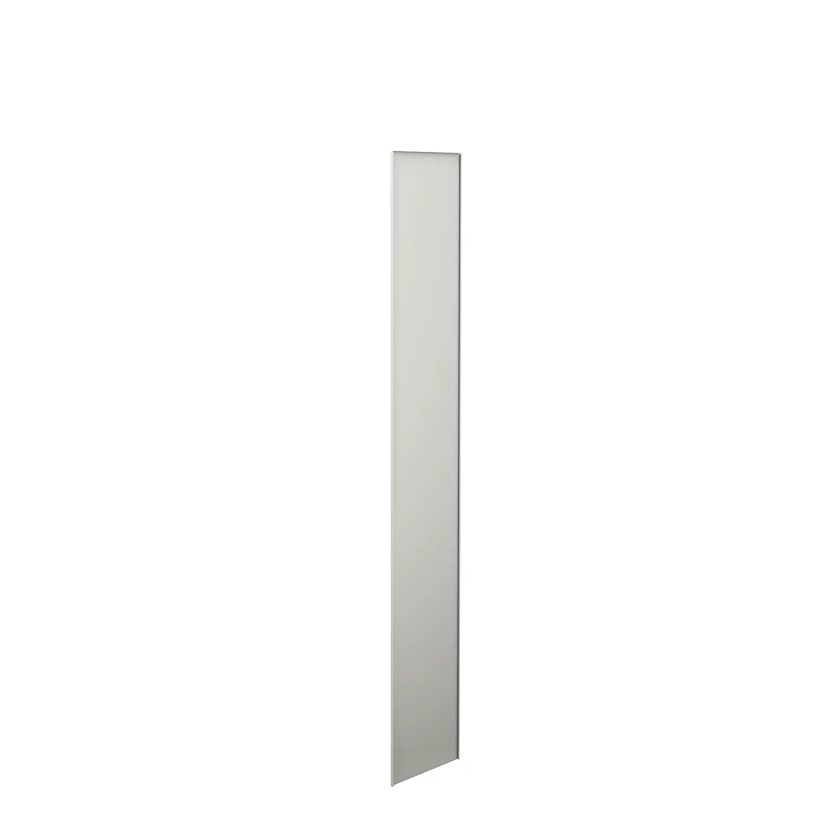 Gray, elongated strip against a white background. It is slightly angled.