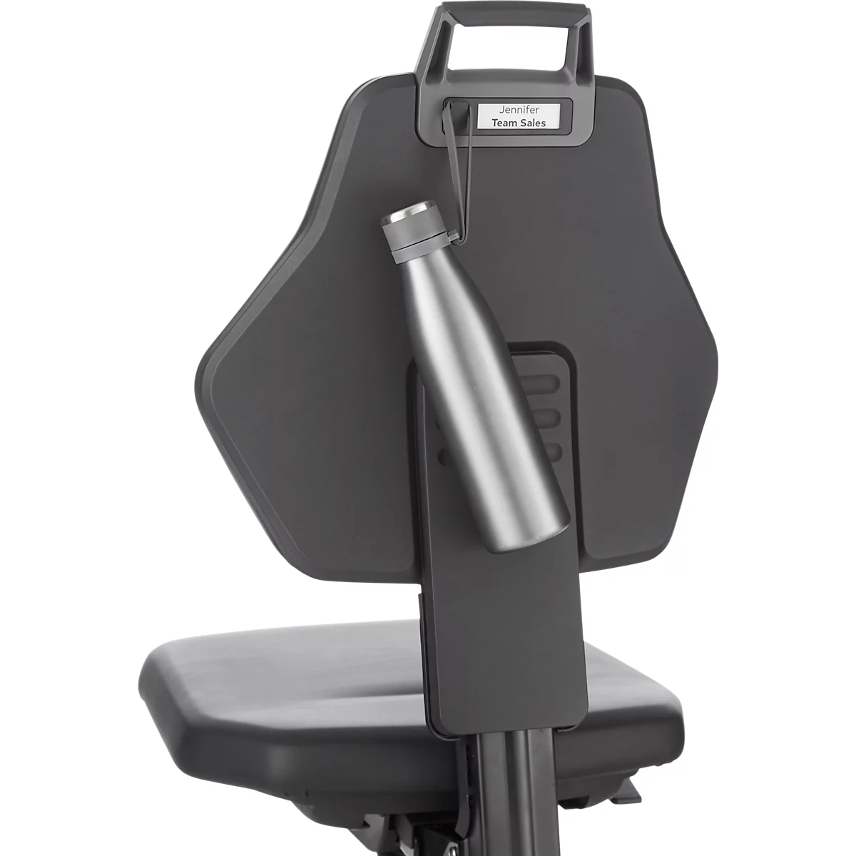 Siège d’atelier - mécanisme auto-synchrone - similicuir - sans accoudoirs – notre marque Schäfer Shop Genius