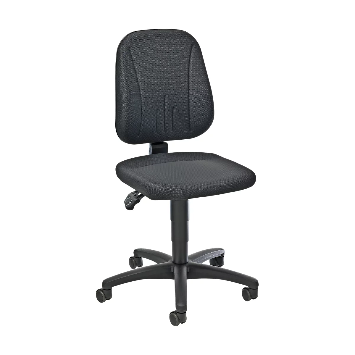 Siège d'atelier pivotant Unitec, avec roulettes