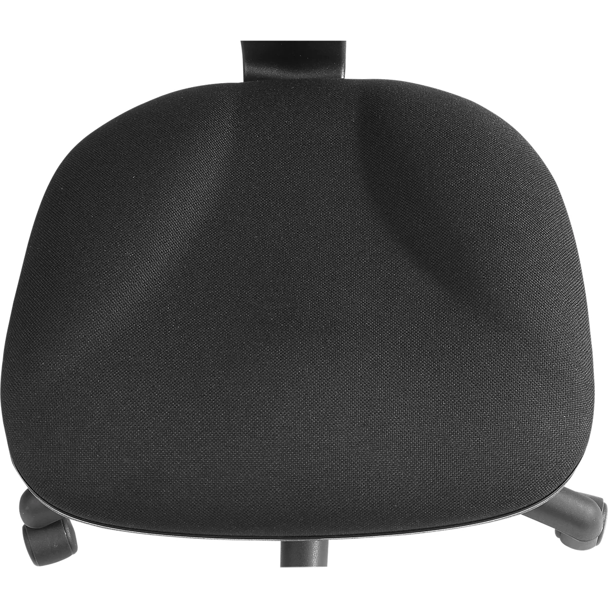 Siège de bureau - contact permanent - avec accoudoirs - dossier ergonomique - assise large - noir 
