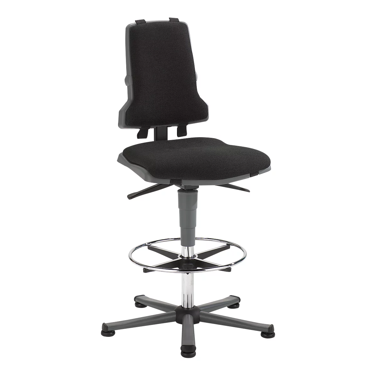 Siège de bureau COUNTER Sintec, patins, anthracite