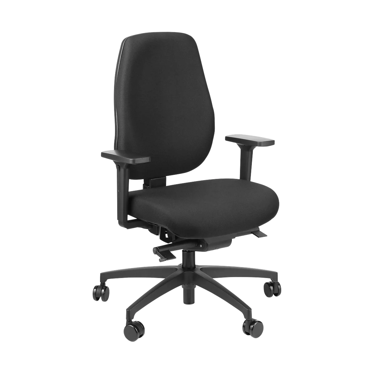 Siège de bureau Dauphin SHAPE SC ECONOMY, mécanisme synchrone, sans accoudoirs, assise plate avec rotules