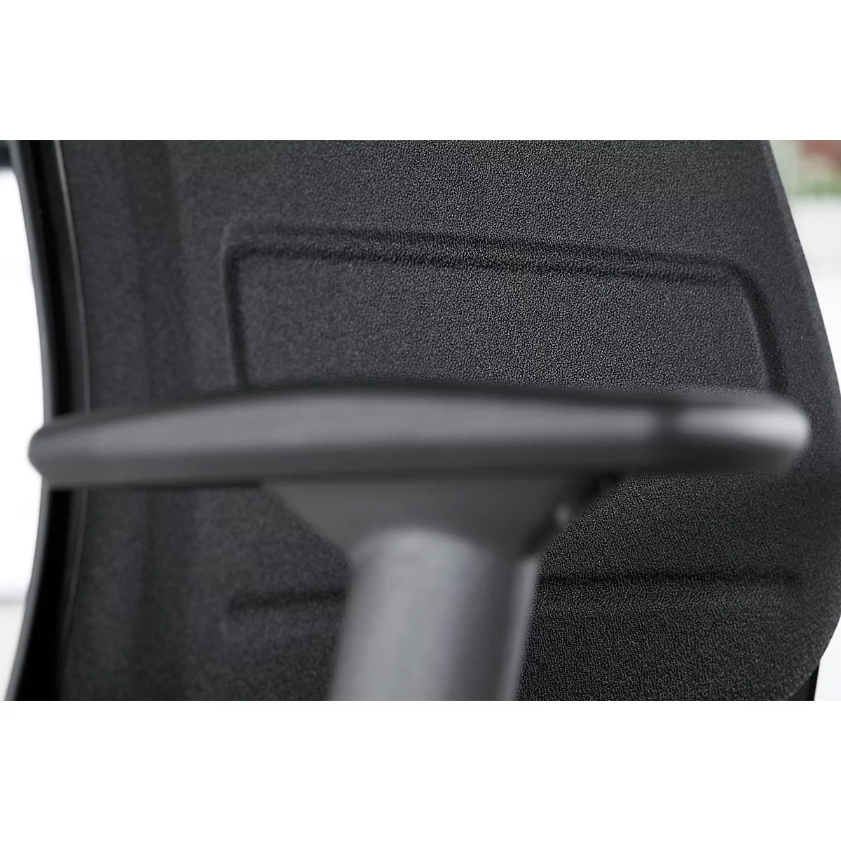 Siège de bureau ECCON plus-3 Prosedia, à contact permanent, avec accoudoirs, dossier en mousse moulée avec soutien lombaire, assise plate 