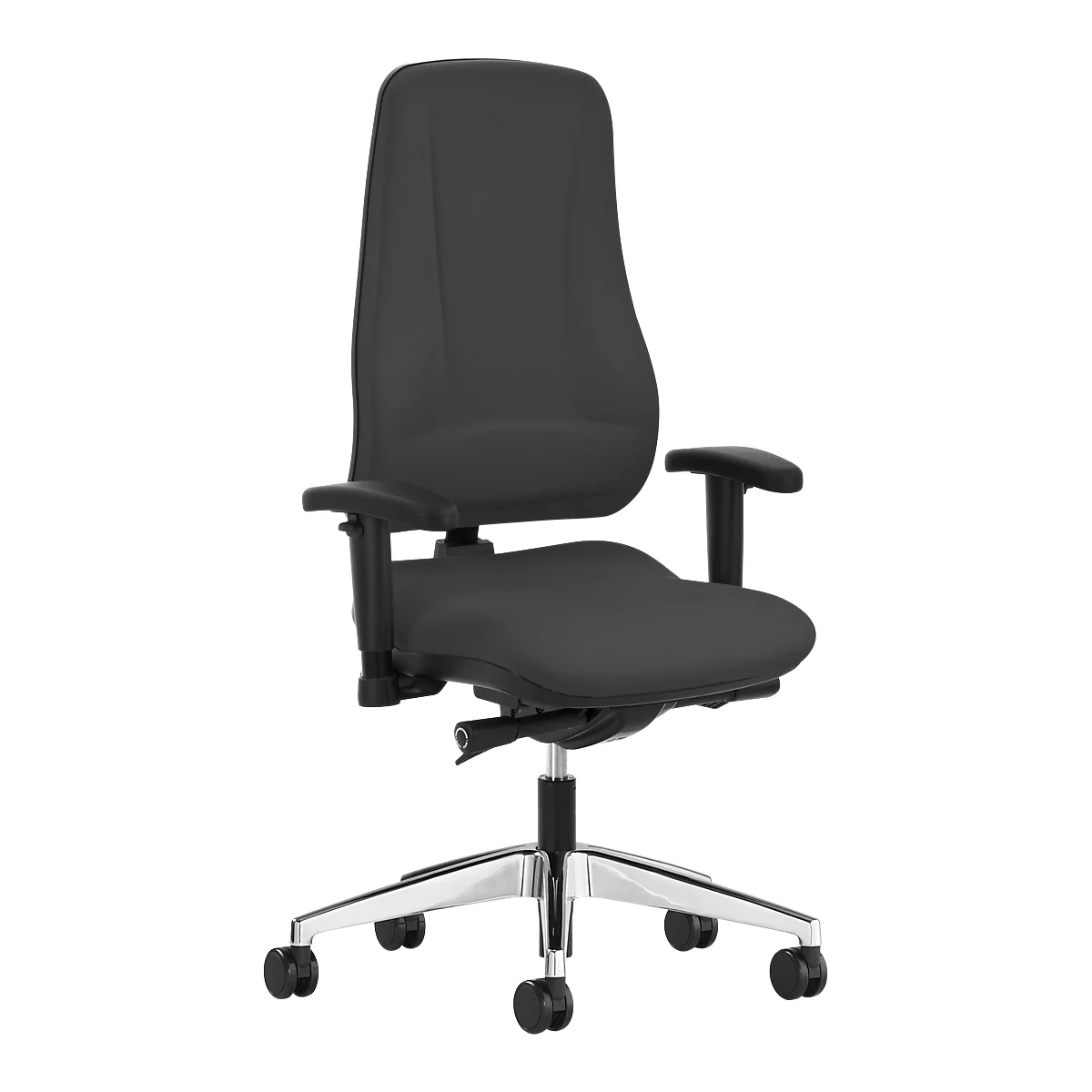 Siège de bureau LEANOS V KOMFORT Prosedia, mécanisme synchrone, sans accoudoirs, dossier haut
