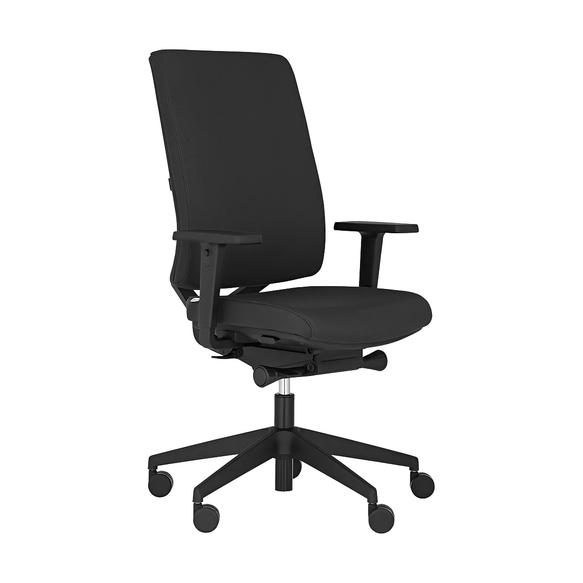 Siège de bureau MONICO OS 2450, mécanisme synchrone, avec accoudoirs, durée d'assise de 8 heures et +, plastique