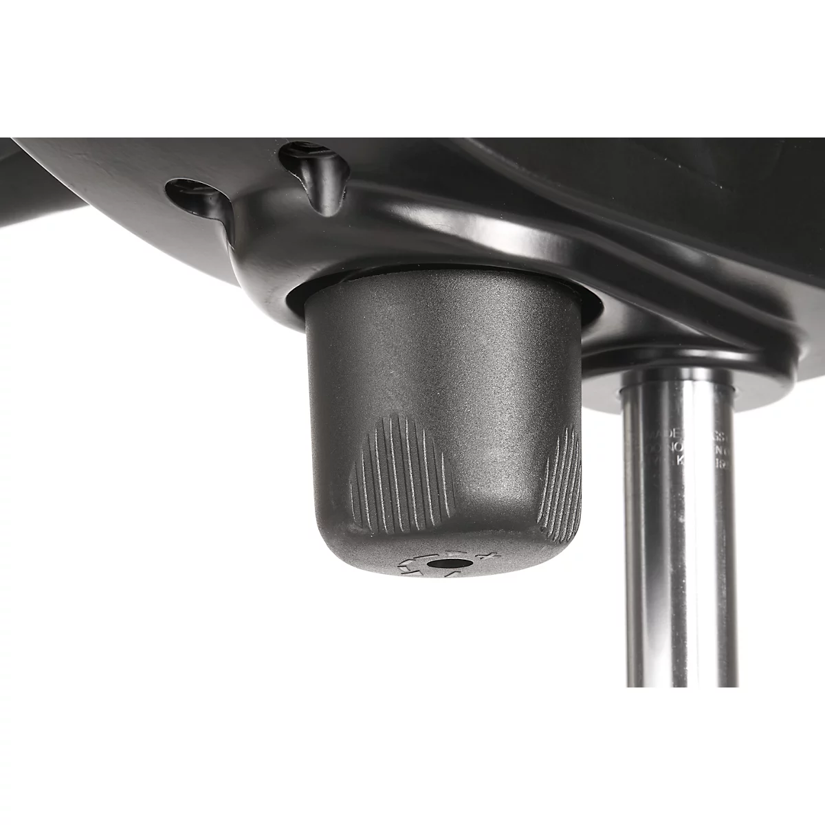 Siège de bureau Navigo -mécanisme synchrone - assise ergonomique galbée - avec accoudoirs - noir