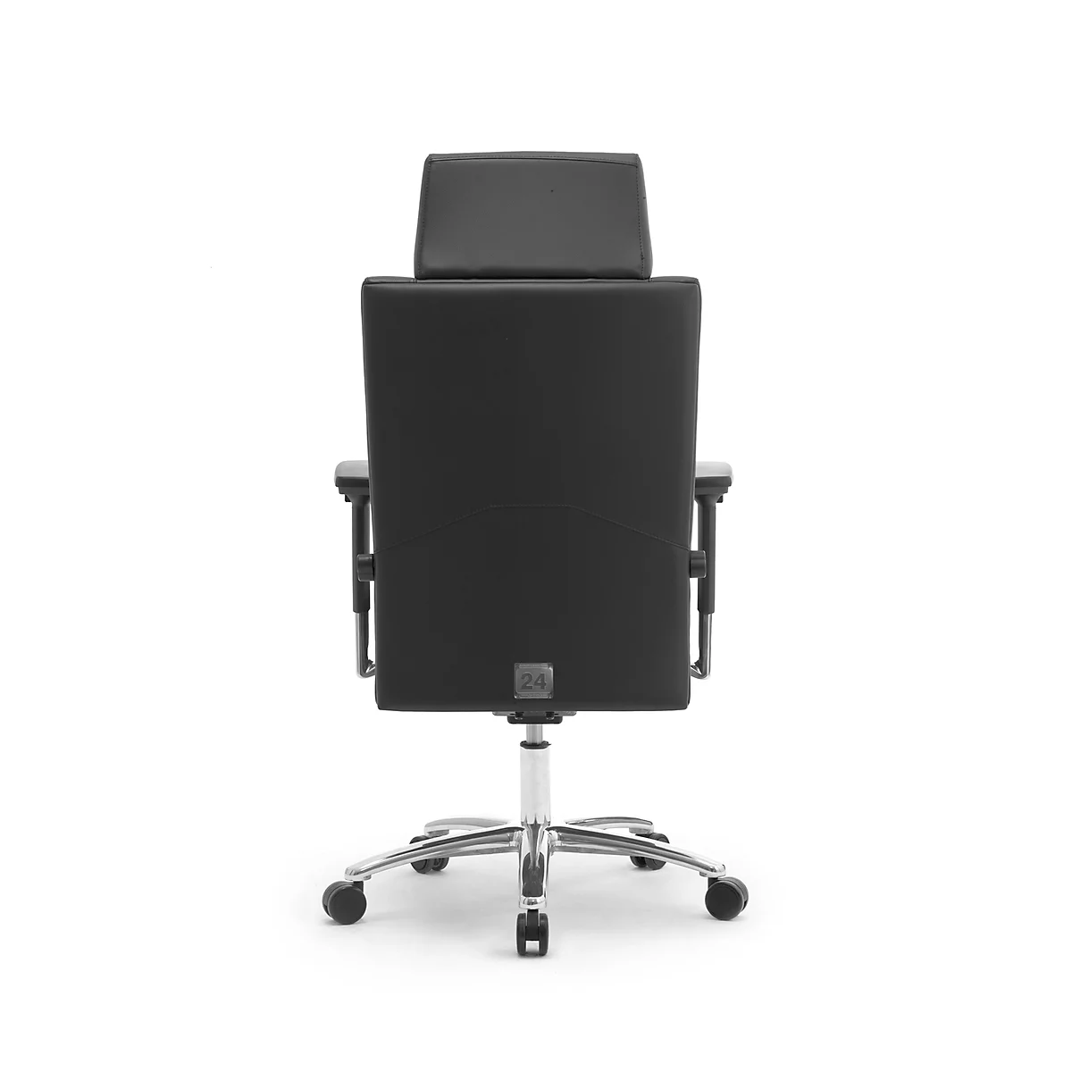 Siège de bureau NON STOP, avec accoudoirs, résistant aux désinfectants, durée d'assise 24 h, jusqu'à 150 kg, soutien lombaire