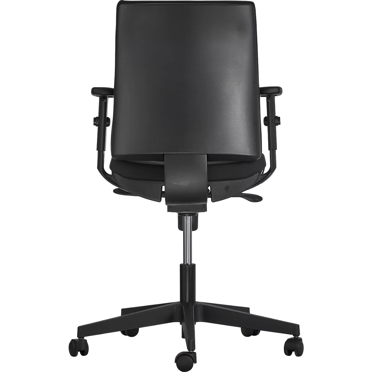 Siège de bureau NowyStyl Intrata, avec accoudoirs, mécanisme synchrone, assise profilée, noir 