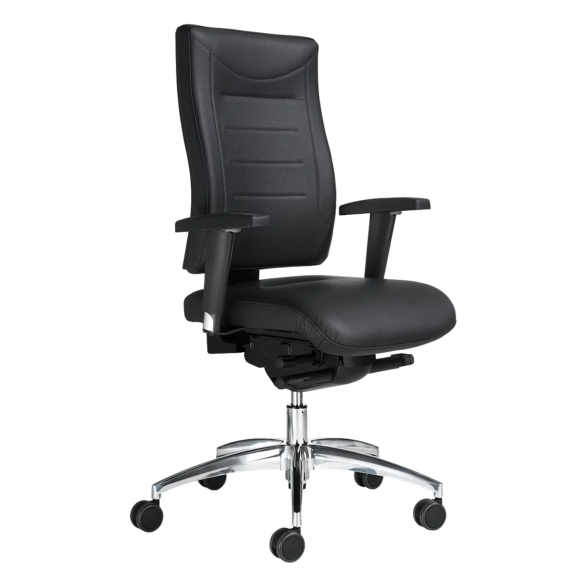 Siège de bureau SSI Proline P3 DELUXE - mécanisme synchrone - assise capitonnée confortable - sans accoudoirs - Schäfer Shop Select