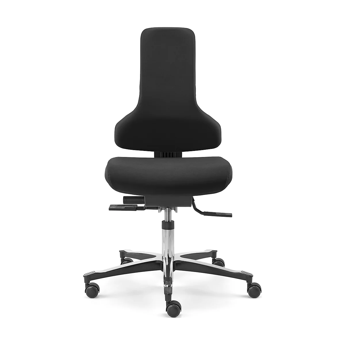Siège de bureau Tec profile IS 2011 AB, mécanisme synchrone avec incl. autom. de l'assise, sans accoudoirs, noir