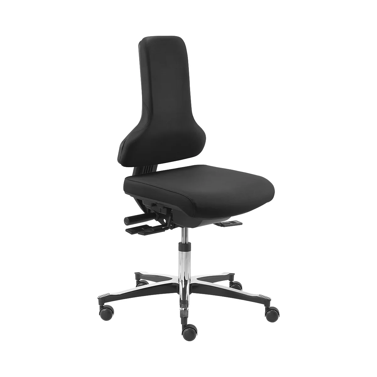 Siège de bureau Tec profile IS 2011 AB, mécanisme synchrone avec incl. autom. de l'assise, sans accoudoirs, noir