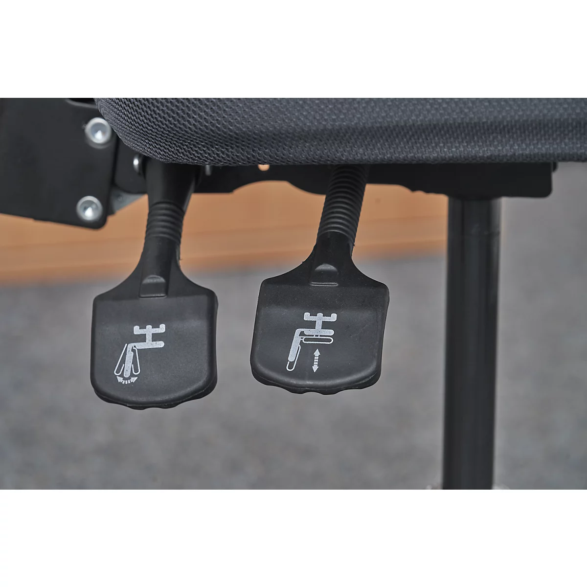 Siège de bureau YOUNICO plus 3 Prosedia, à contact permanent, sans accoudoirs, dossier 3D, anthracite