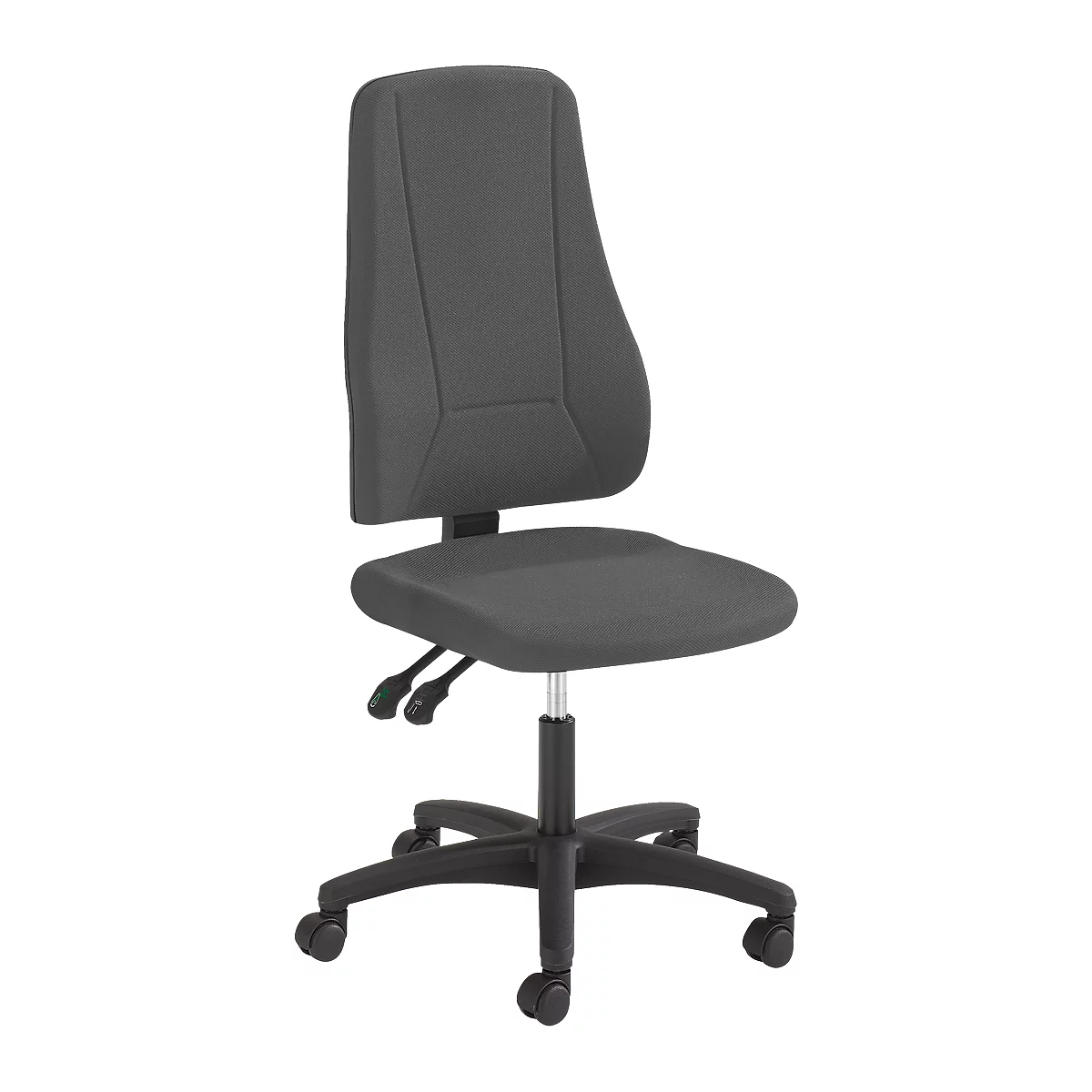Siège de bureau YOUNICO PLUS 3 Prosedia, à contact permanent, sans accoudoirs, dossier 3D haut, anthracite