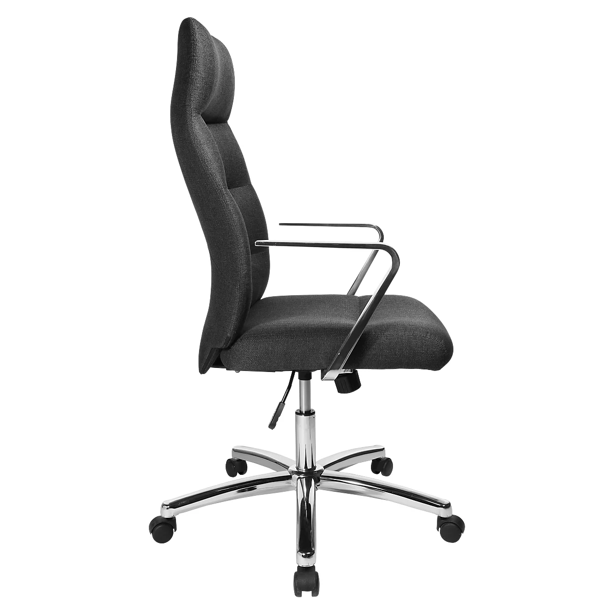 Siège de direction CHAIRMAN Topstar, avec accoudoirs, tissu, anthracite