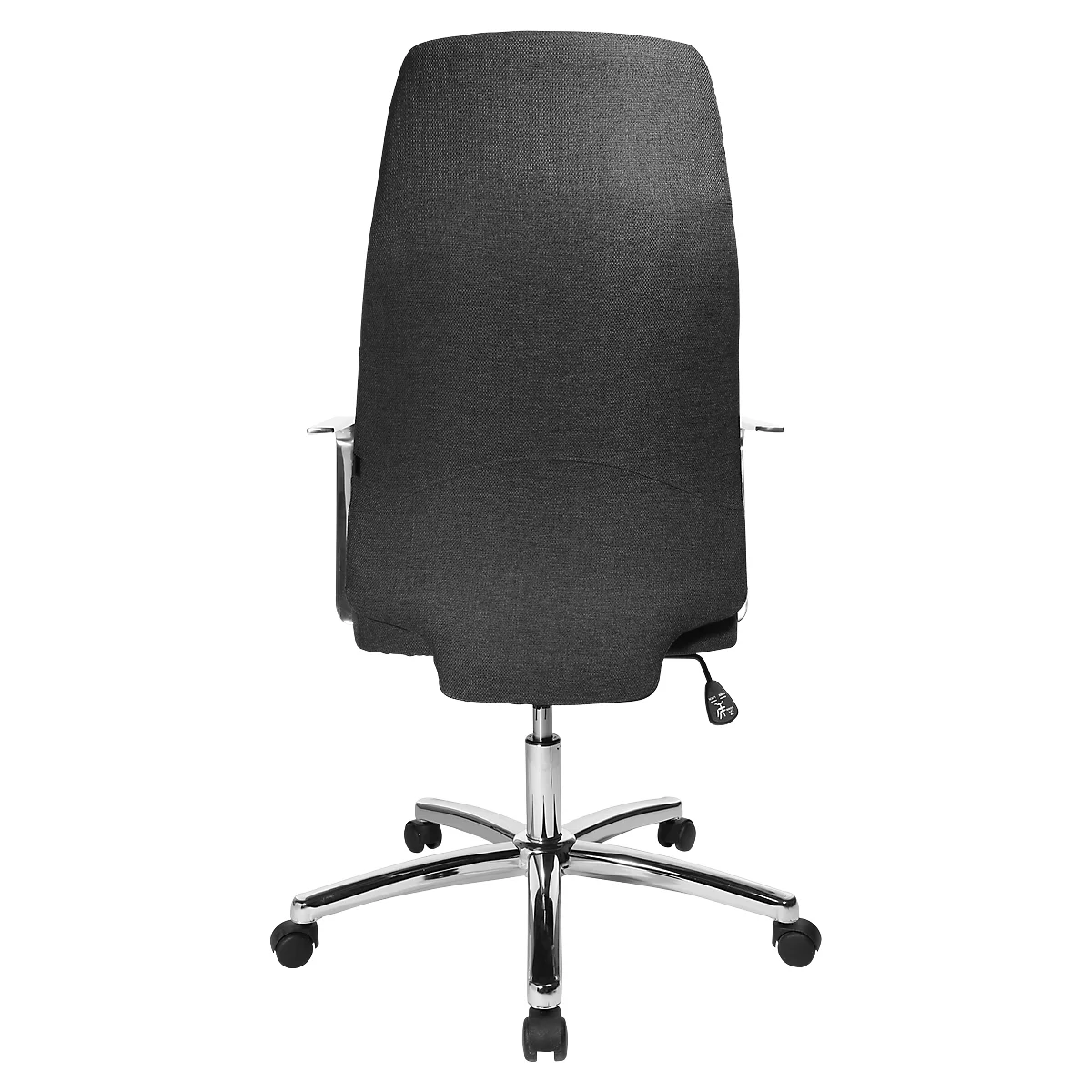 Siège de direction CHAIRMAN Topstar, avec accoudoirs, tissu, anthracite