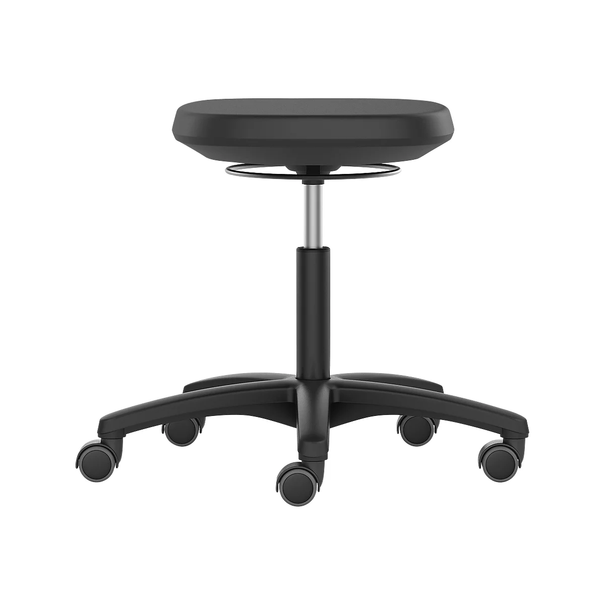 Tabouret de laboratoire - Avec roulettes 