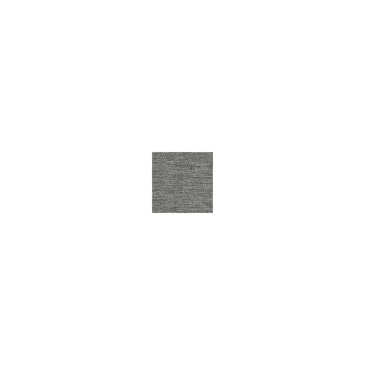 Siège visiteur KONSIT, piètement en croix, tissu gris clair