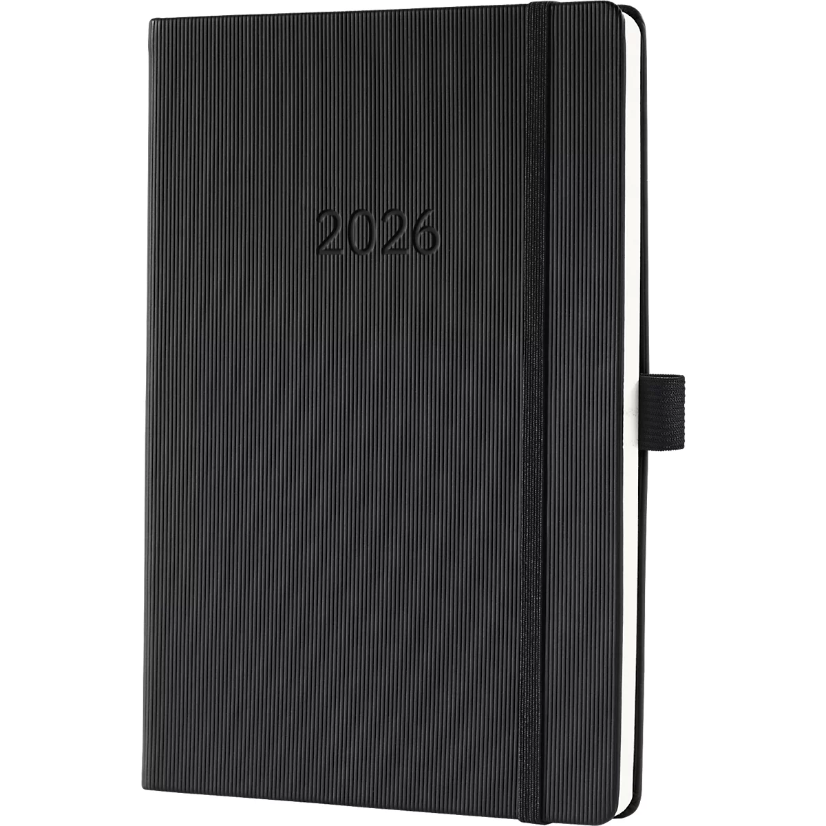 SIGEL Conceptum agenda / organiseur semainier C2614, 192 pages, DIN A5, 80 g/m², couverture rigide, noir