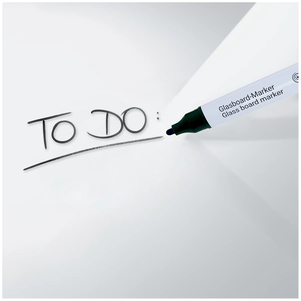 Sigel Glas-Whiteboard Artverum, glänzend, super-weiß, magnethaftend, 1800 x 1200 mm + 2 SuperDym-Magnete