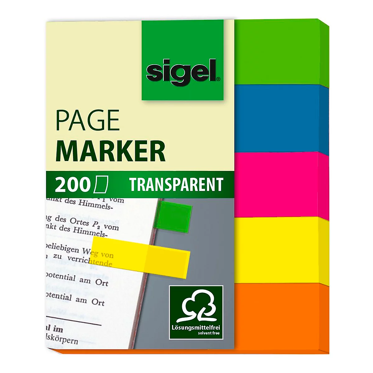 SIGEL Haftstreifen, Transparent Film