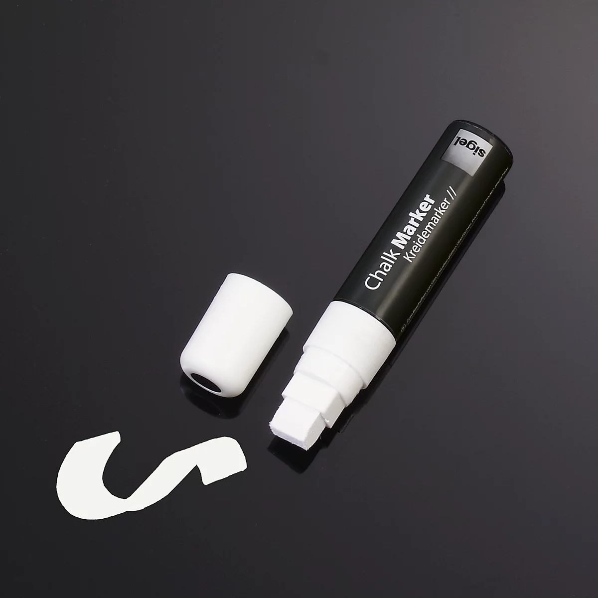 sigel Hochwertige Kreidemarker, 5 - 15 mm, GL-171, weiss