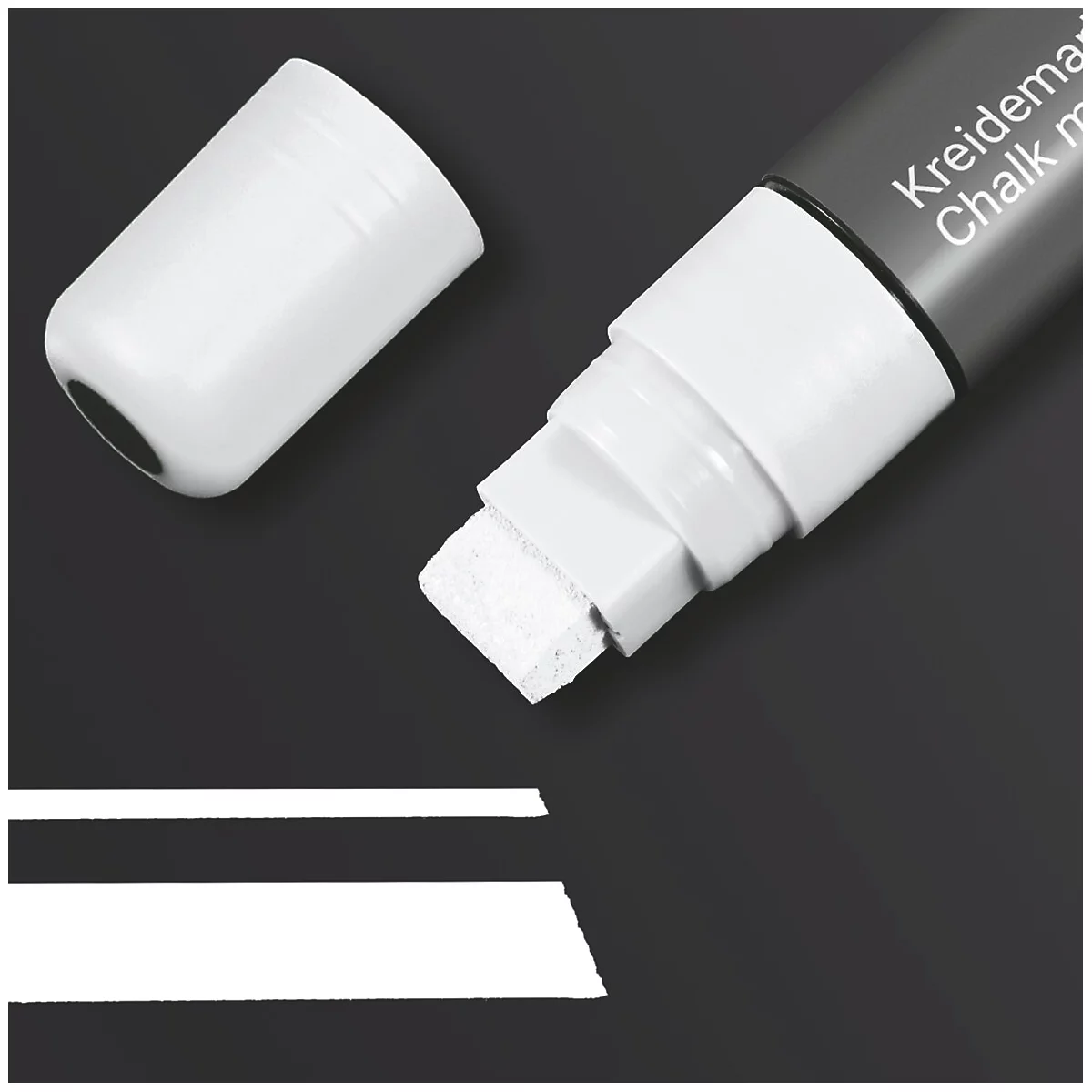 sigel Hochwertige Kreidemarker, 5 - 15 mm, GL-171, weiss
