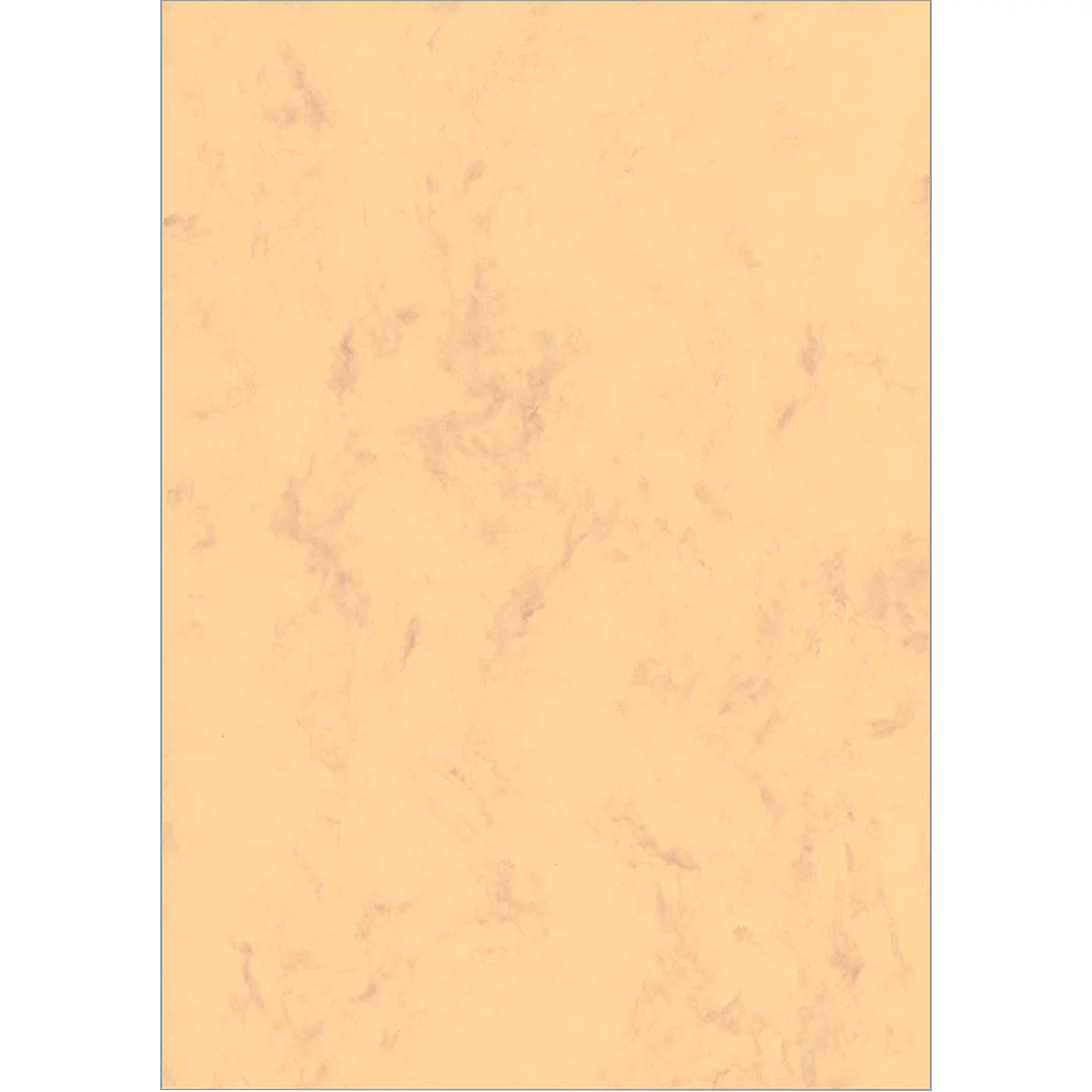Sigel marmerpapier, DIN A4, 200 g/m², 50 vellen, FSC Mix Credit, zandbruin