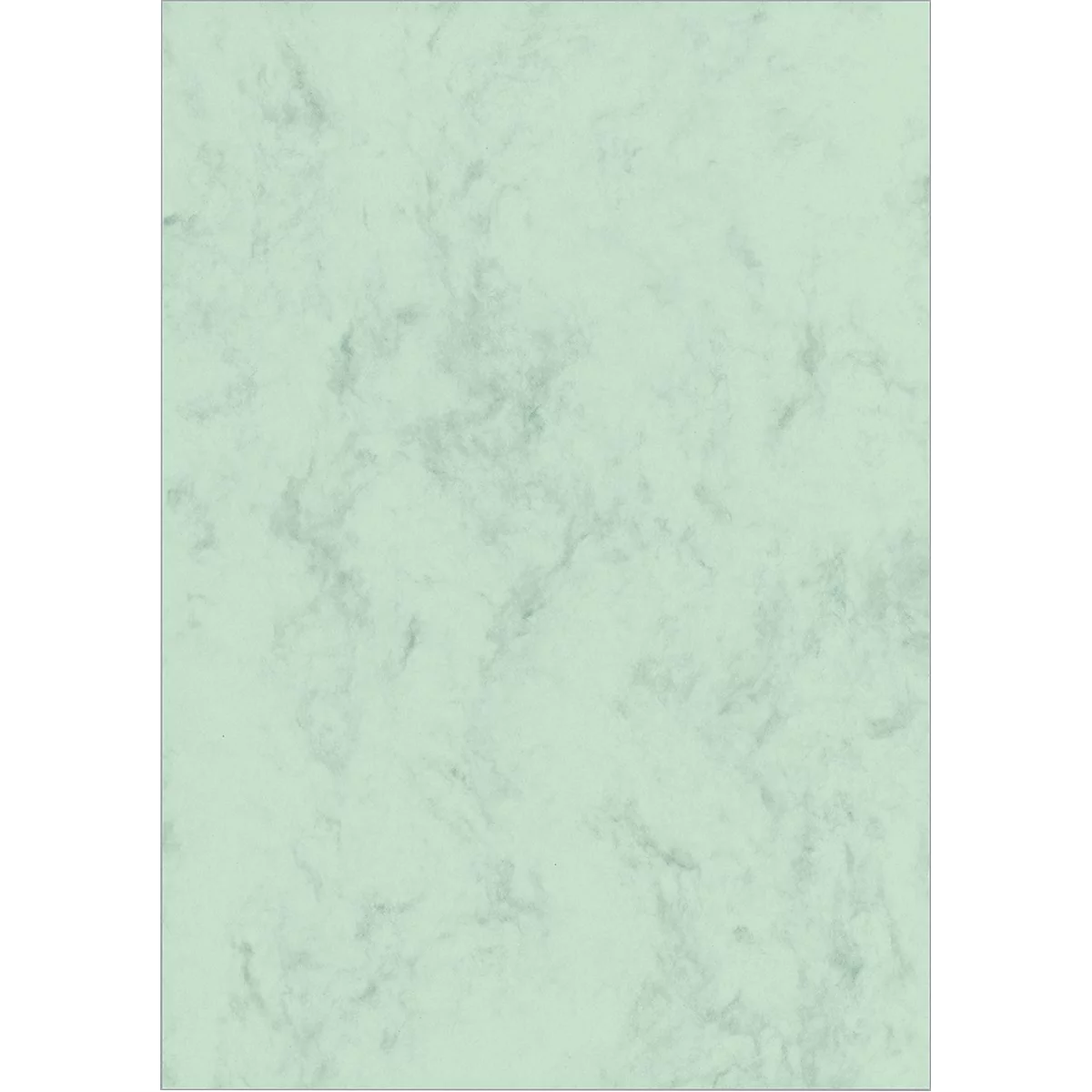 Sigel marmerpapier, fijn papier, DIN A4, 200 g, 50 vellen, pastelgroen