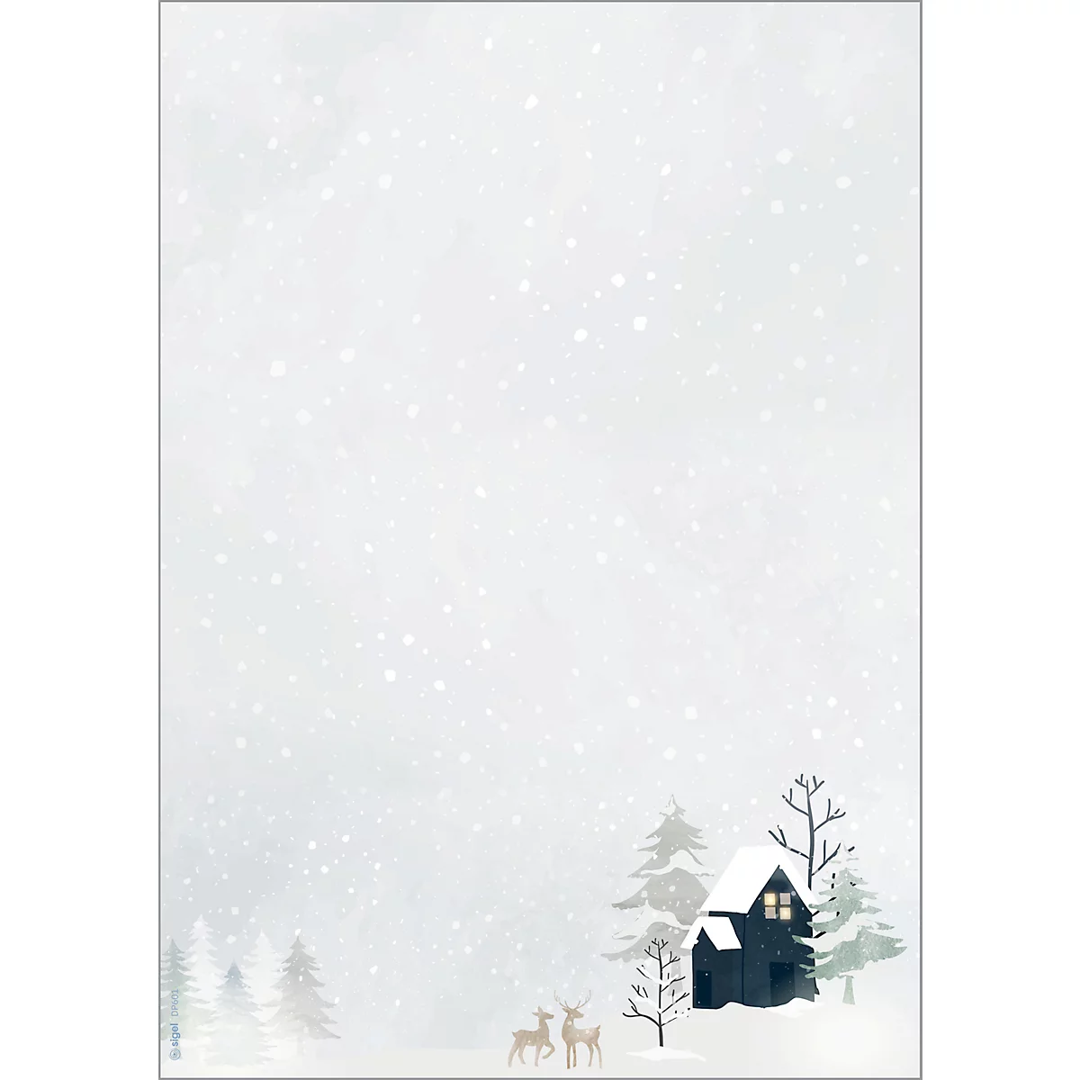 Sigel motiefpapier 'Cozy Christmas', DIN A4, 90 g/m², fijn papier, FSC-Mix Credit, 25 vel