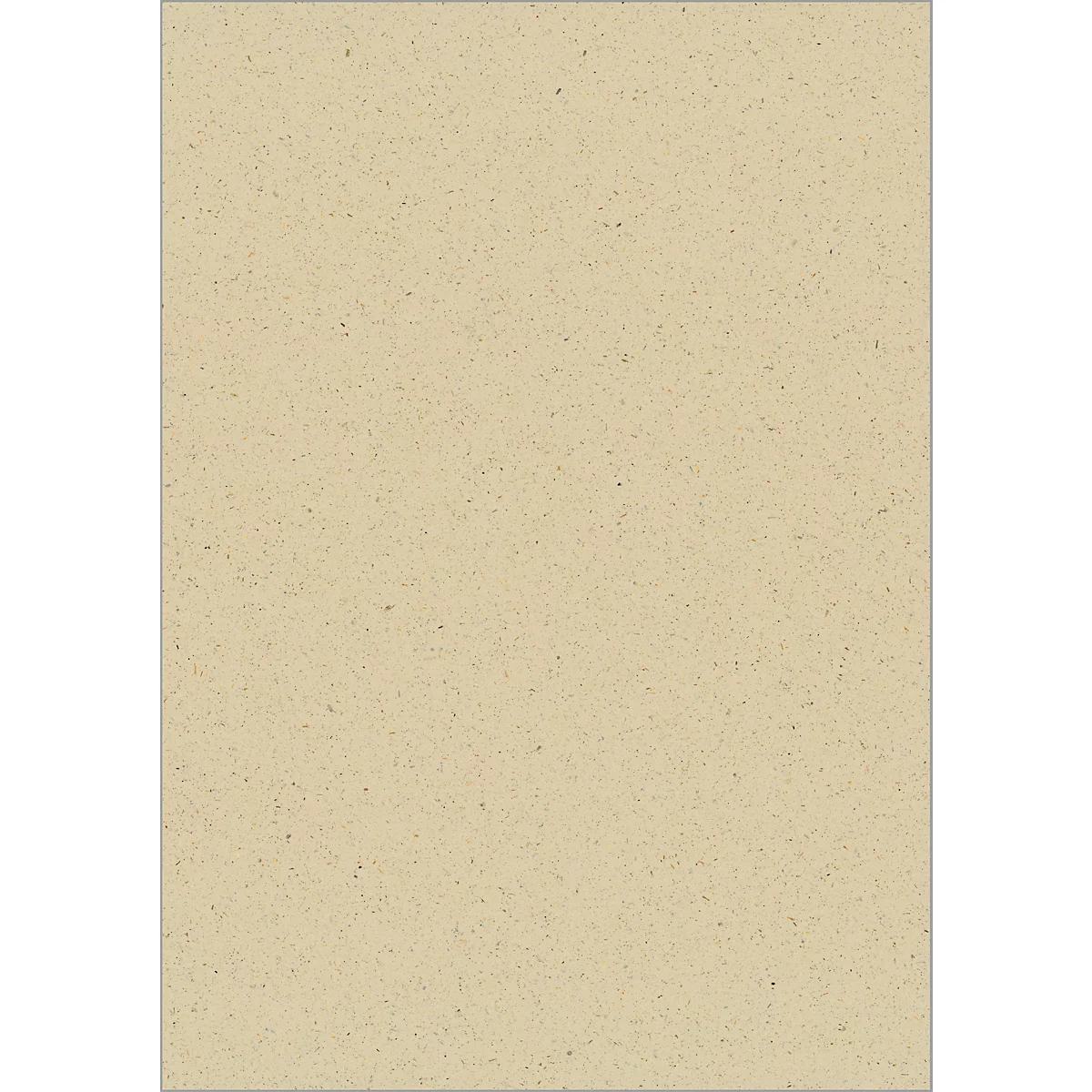 Beigefarbene, leicht körnige Oberfläche mit feiner Textur. Der Farbton ist einheitlich, die Kanten sind leicht abgesetzt.