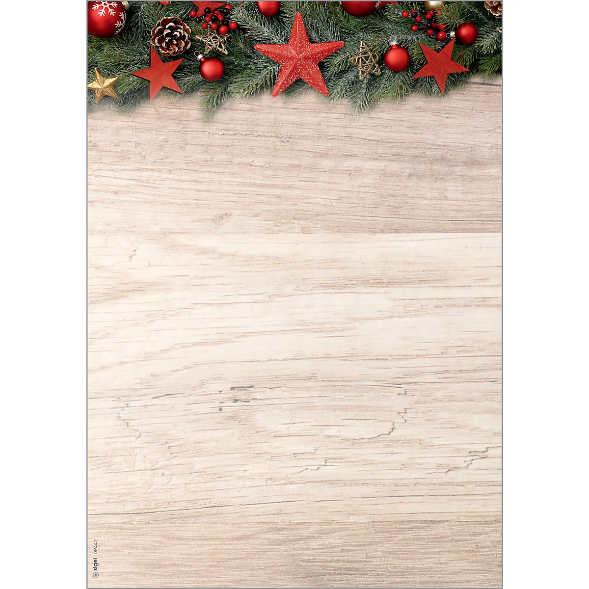 Sigel Motivpapier 'Chalet Style', DIN A4, 90 g/m², 100 Blatt, Feinpapier, FSC-Mix Credit