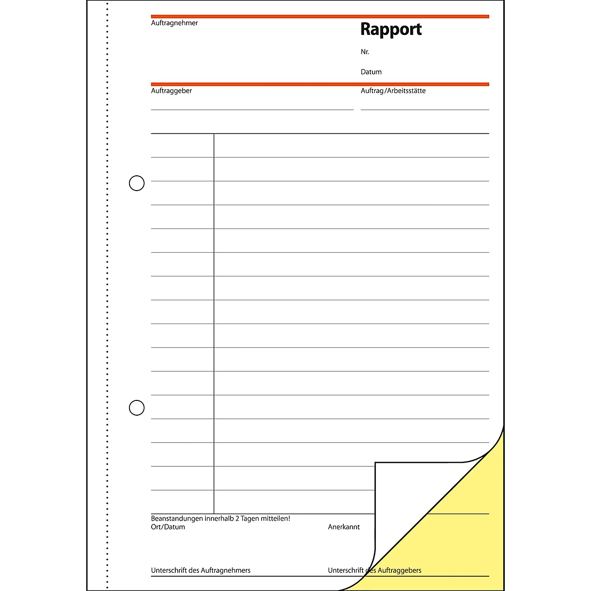 sigel® Rapport SD025, DIN A5 hoch, 2 x 40 Blatt, selbstdurchschreibend