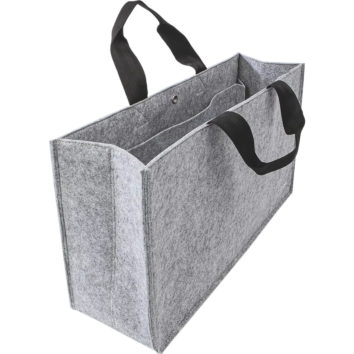Sigel sacoche pour ordinateur portable Desk Sharing Bag Basic L, pour 1 ordinateur portable jusqu'à 17,3″, feutre synthétique, gris clair