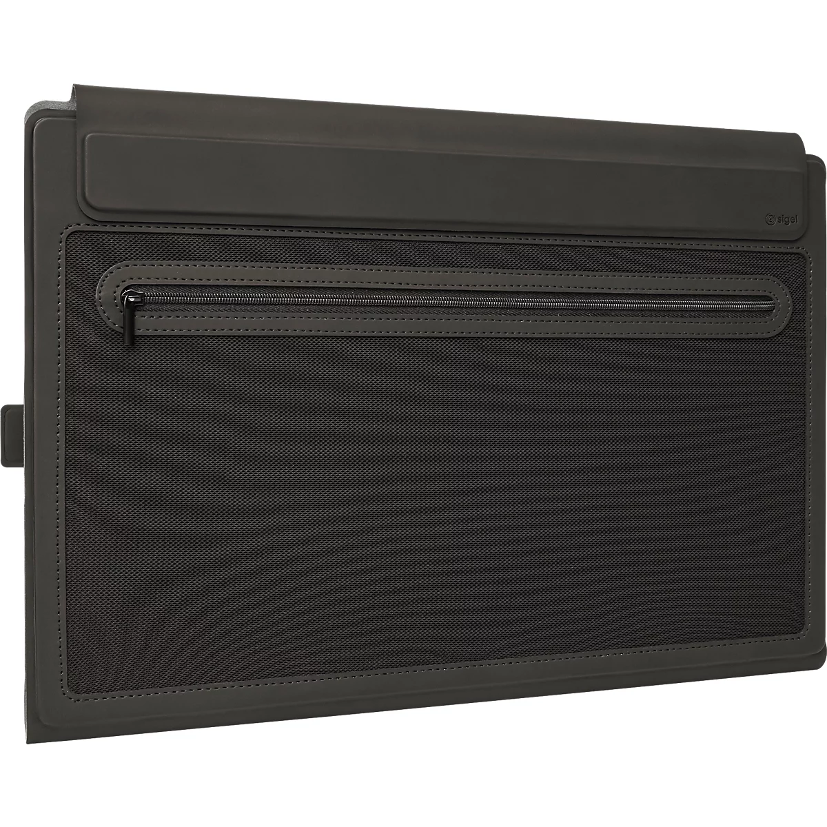 Sigel sacoche pour ordinateur portable Laptop-Case M, pour 1 ordinateur portable jusqu'à 16″, fibre de verre/PU, noir