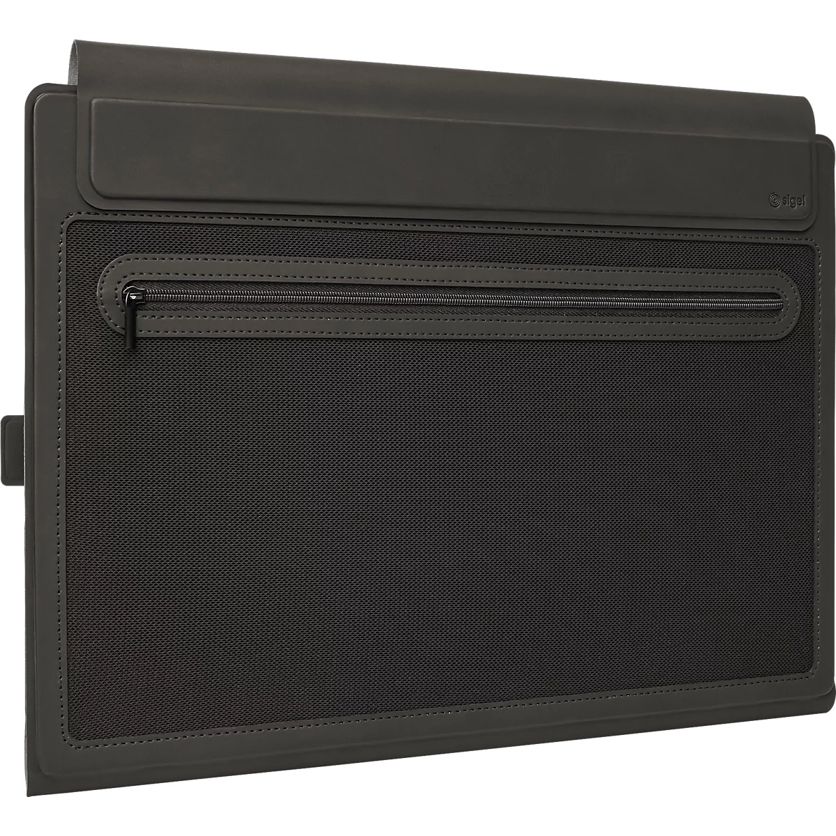 Sigel sacoche pour ordinateur portable Laptop-Case S, pour 1 ordinateur portable jusqu'à 14″, fibre de verre/PU, noir