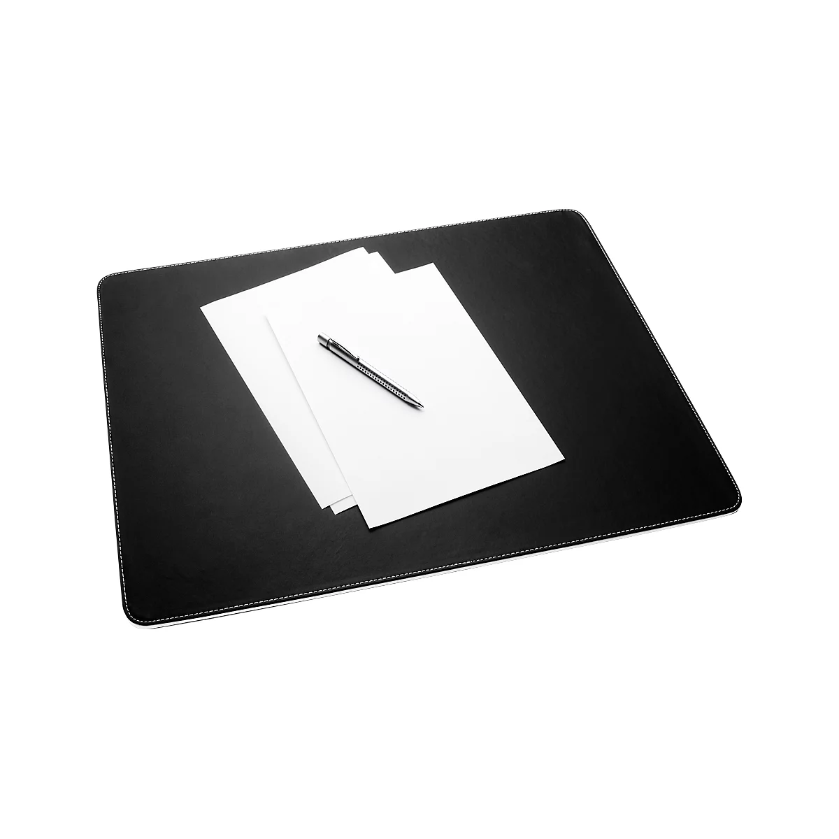 sigel® schrijfonderlegger eyestyle®, zwart met witte sierrand