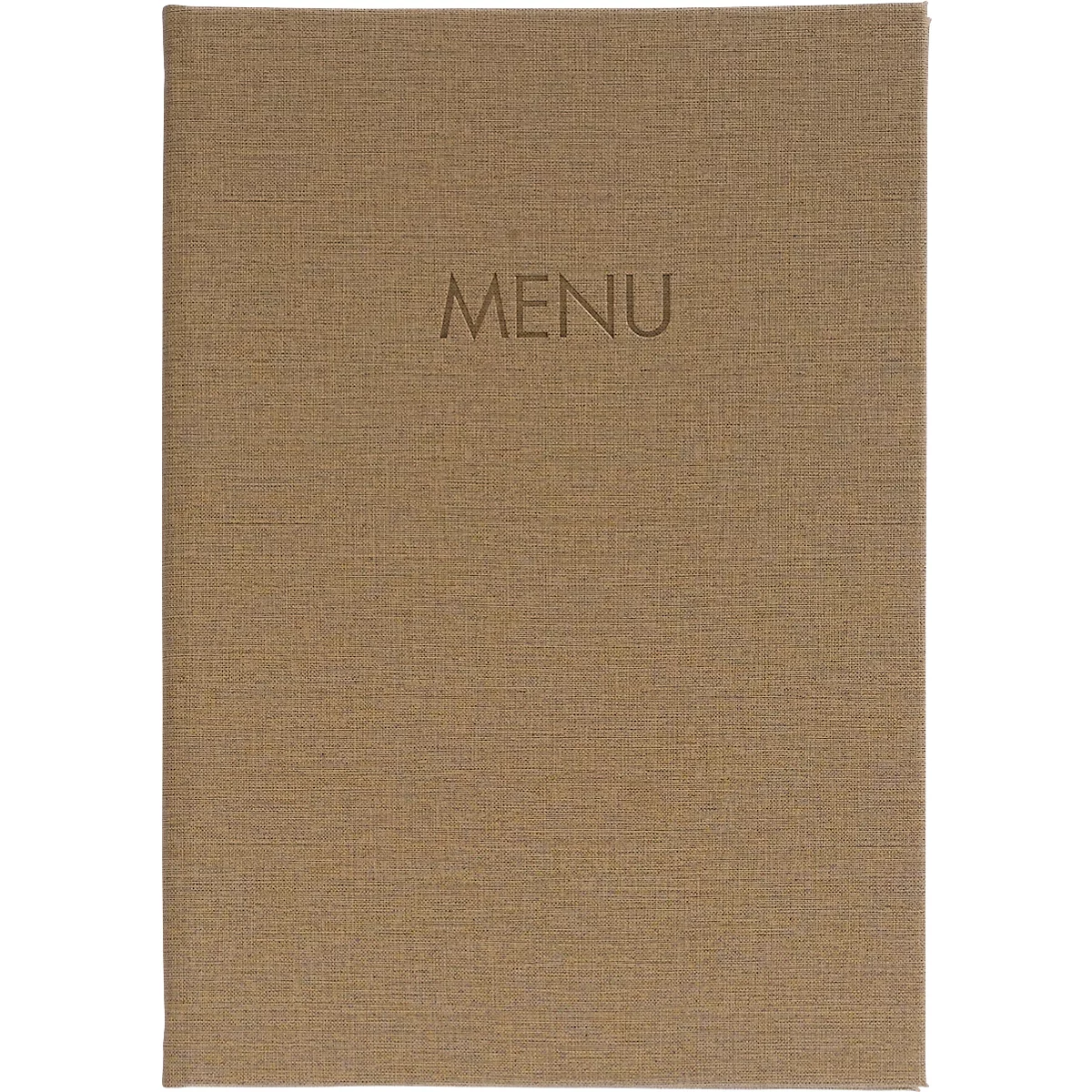 Sigel Sparset, 5 Speisekartenmappen mit 10 Transparenthüllen, 50 Motivpapieren 'Marmor', beige