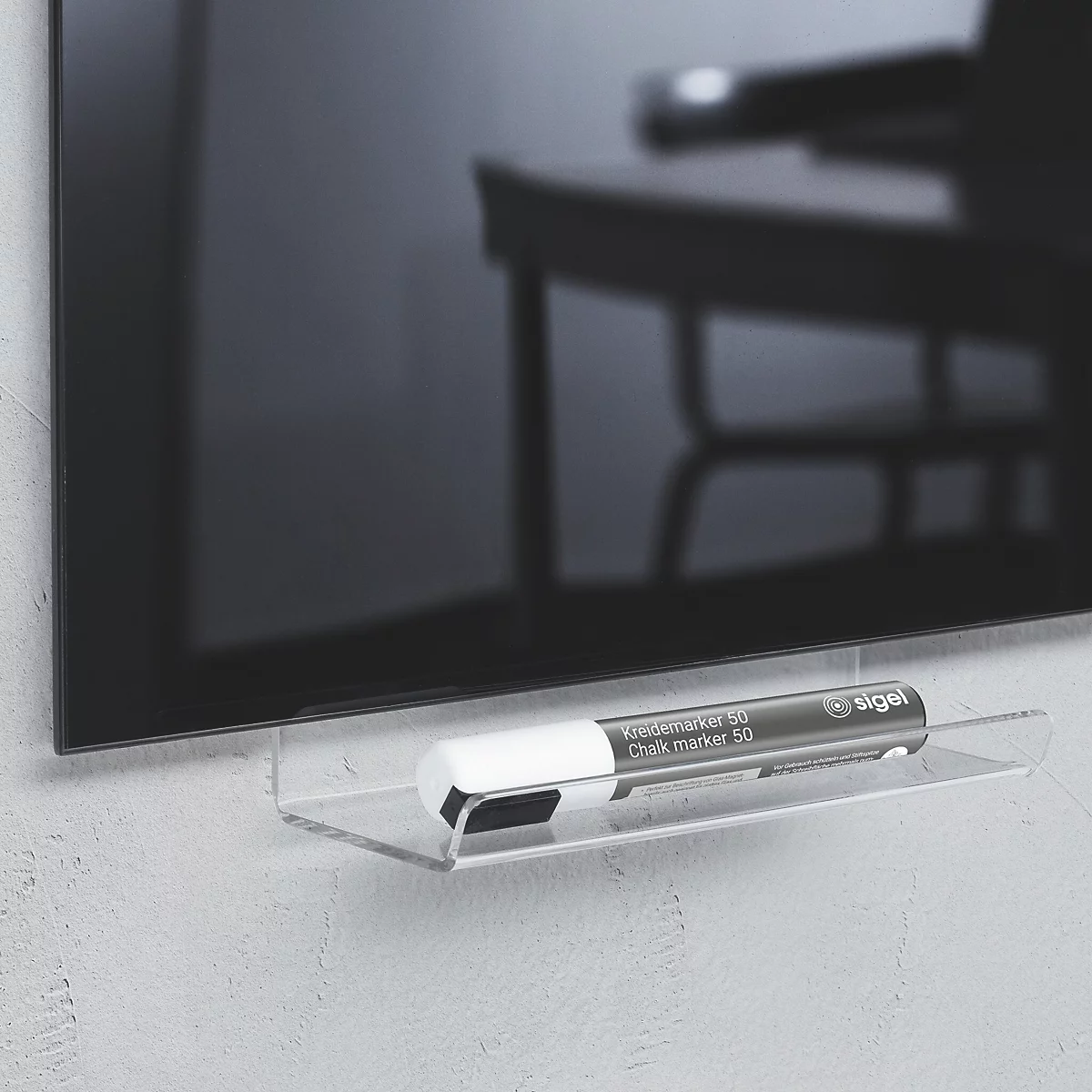 sigel® Stifteschale für Magnettafeln, 170 x 75 x 70 mm
