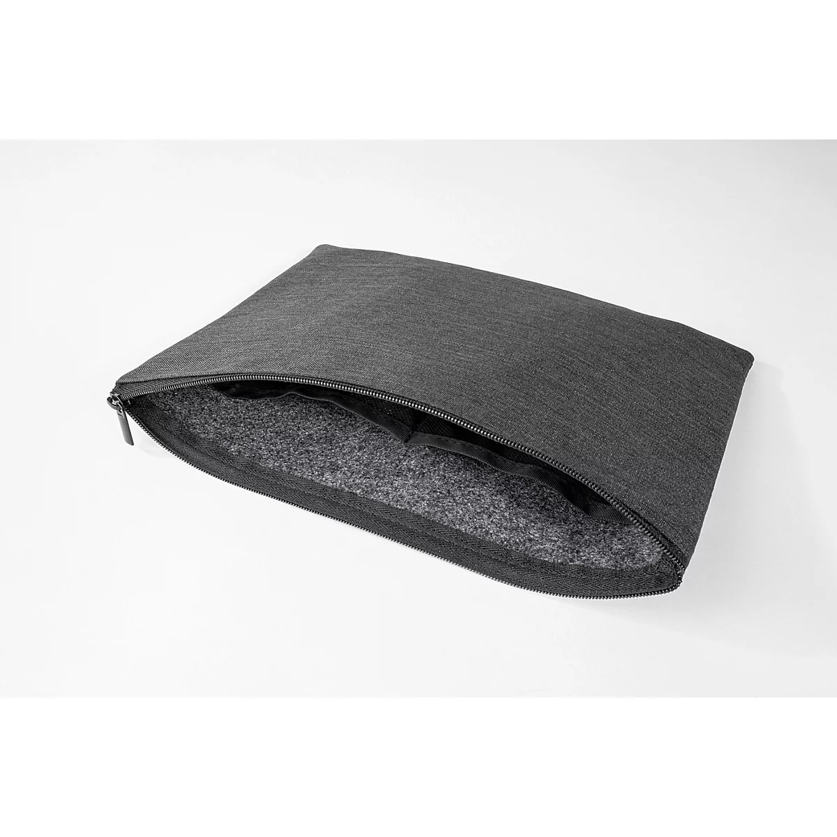 Sigel Taschen-Organizer Set, 2-teilig, B 250 x T 10 x H 180 mm, RPET/Kunstfilz, dunkelgrau