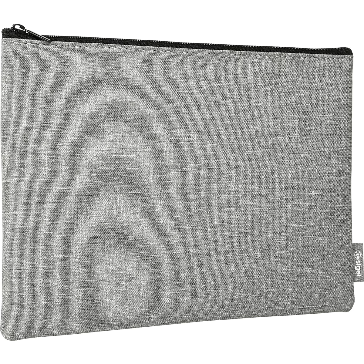 Sigel Taschen-Organizer Set, 2-teilig, B 250 x T 10 x H 180 mm, RPET/Kunstfilz, hellgrau 