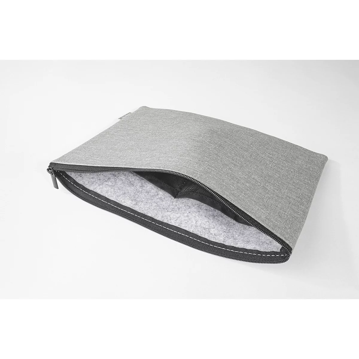 Sigel Taschen-Organizer Set, 2-teilig, B 250 x T 10 x H 180 mm, RPET/Kunstfilz, hellgrau 