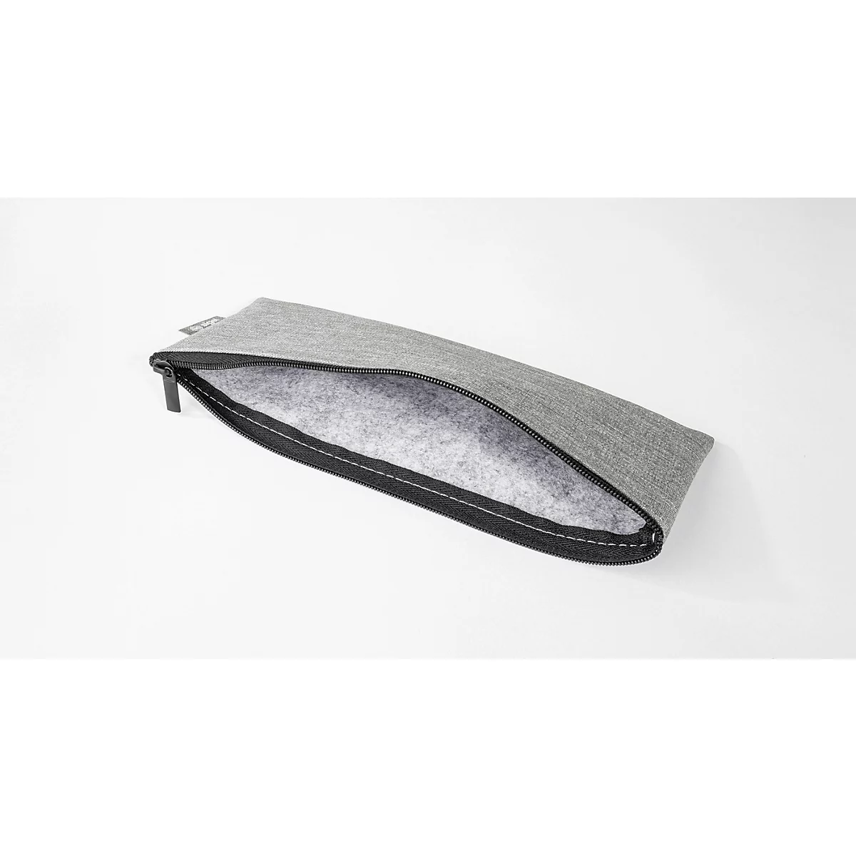 Sigel Taschen-Organizer Set, 2-teilig, B 250 x T 10 x H 180 mm, RPET/Kunstfilz, hellgrau 