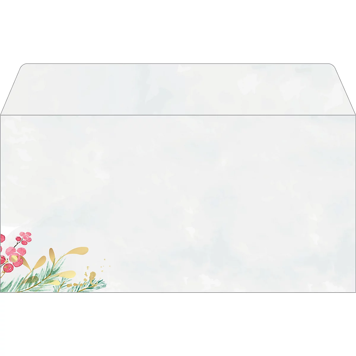 Sigel Umschläge 'Christmas Matic Watercolor', DIN lang, 90 g/m², 25 Stück