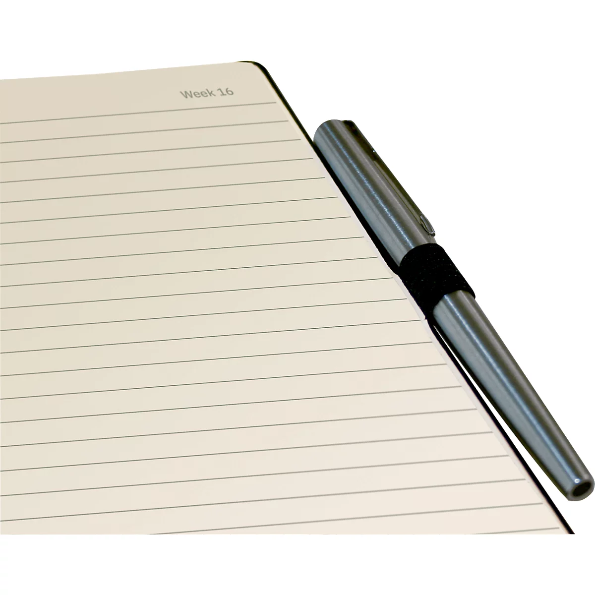 Sigel Wochennotiz-Kalender Conceptum 2024/2025, A5, Hardcover, 256 Seiten, mit Stifteschlaufe & Gummibandverschluss, B 148 x T 23 x H 213 mm, schwarz