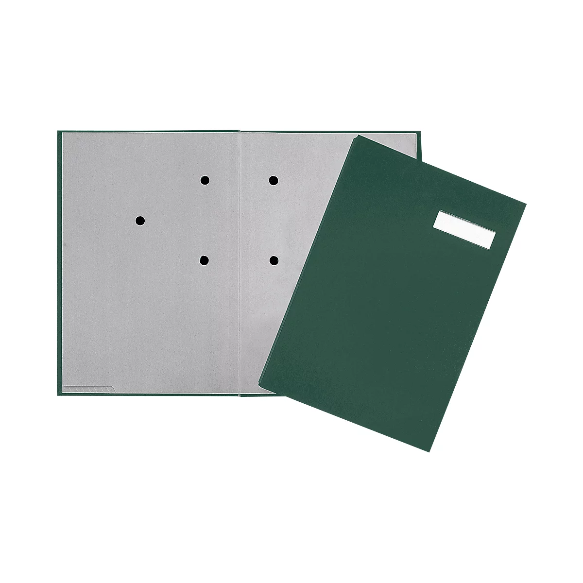 Signataire PAGNA, 20 casiers, revêtement carton/lin, vert