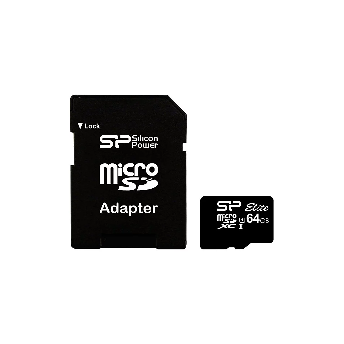 SILICON POWER Elite - Flash-Speicherkarte - 64 GB - microSDXC UHS-I