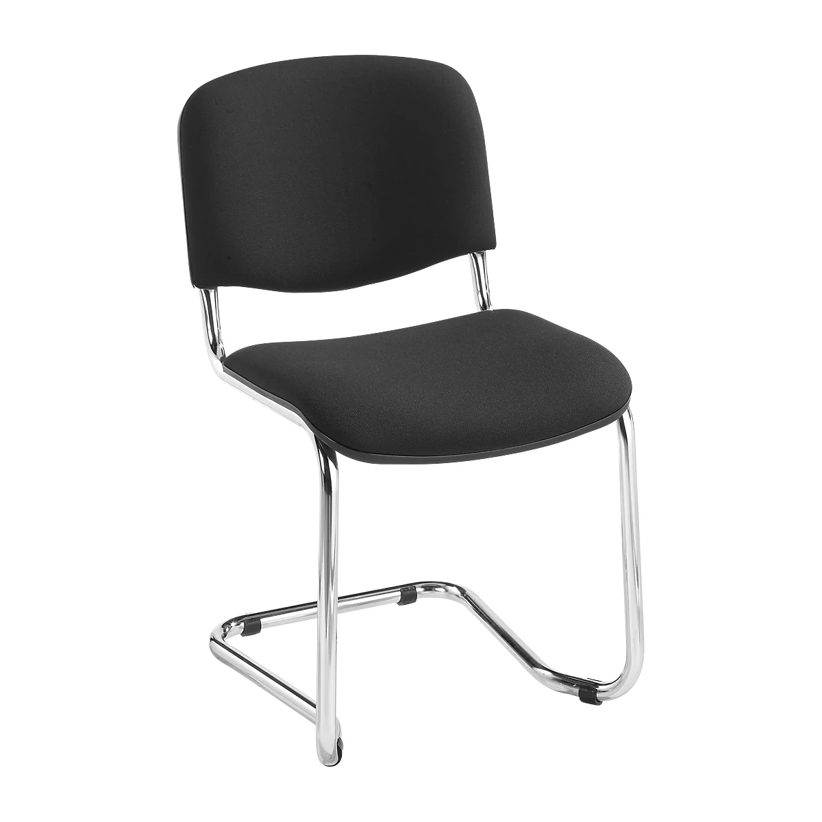 Silla cantilever ISO Swing, negro