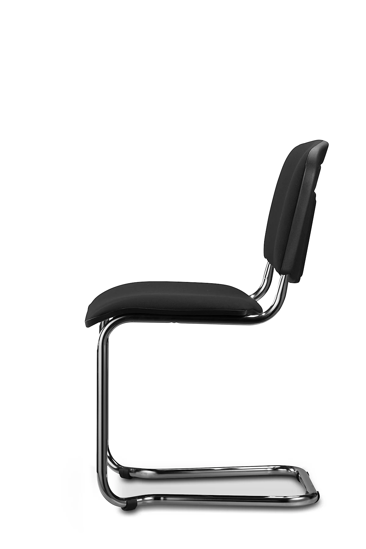 Silla cantilever ISO Swing, negro