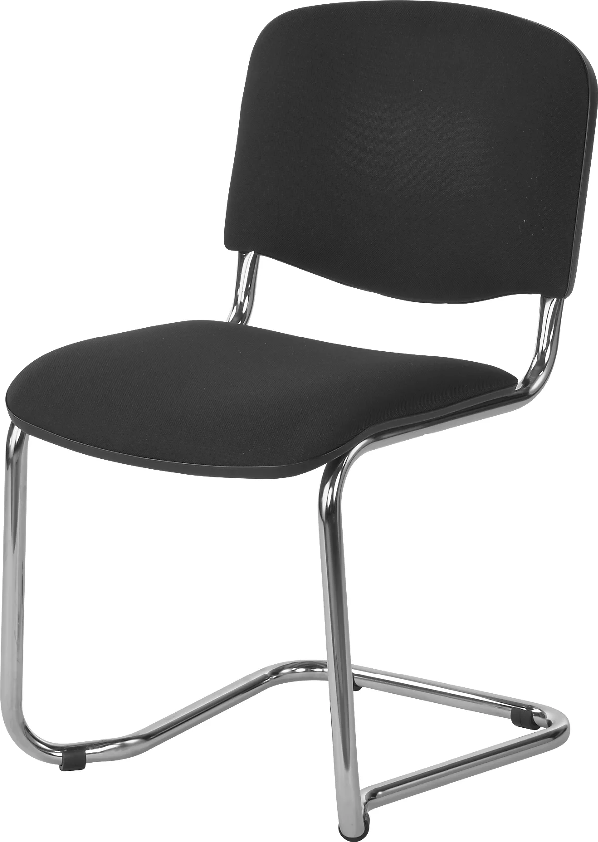 Silla cantilever ISO Swing, negro