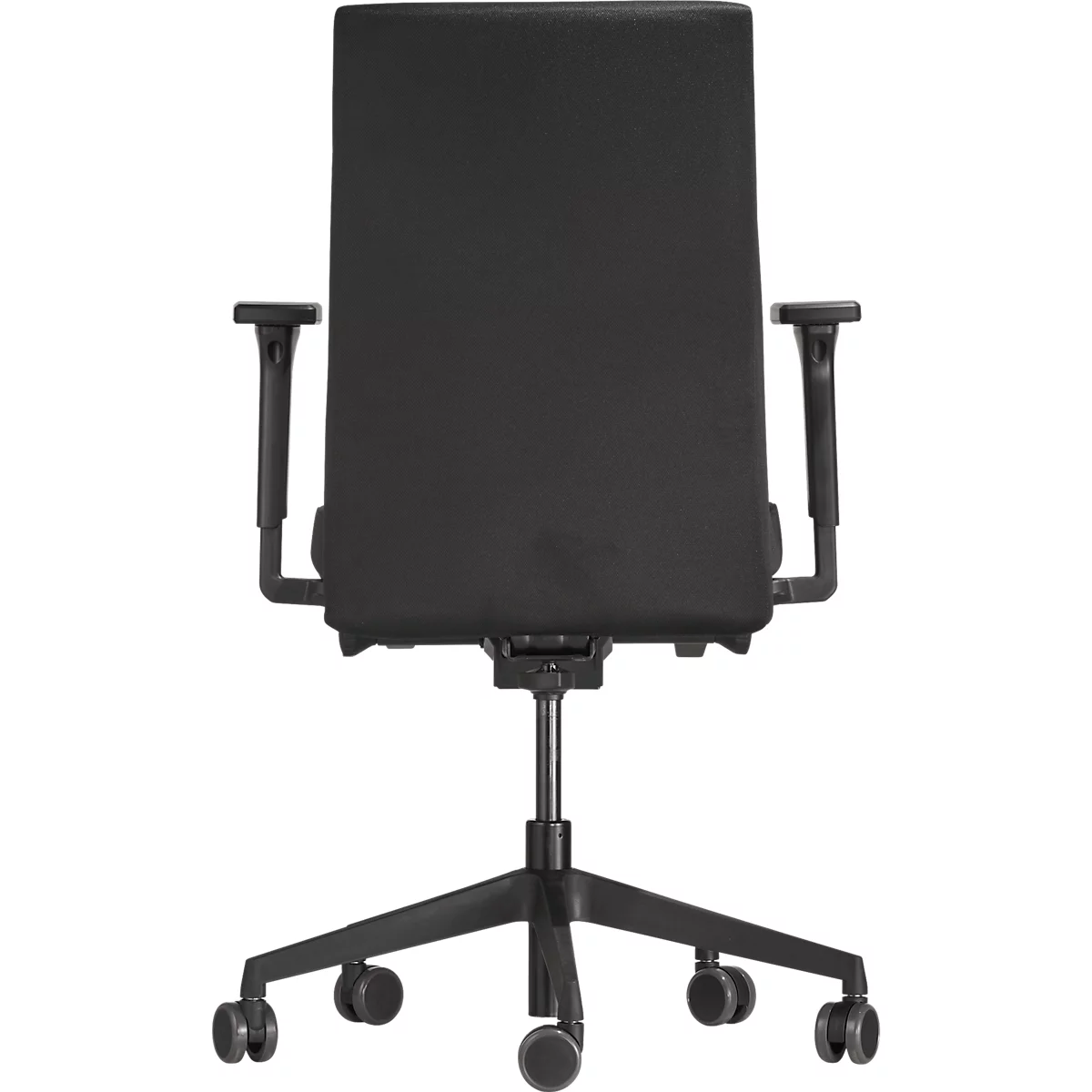 Silla de oficina Dauphin to-strike work comfort pro, con reposabrazos, mecanismo sincronizado, asiento contorneado, negro